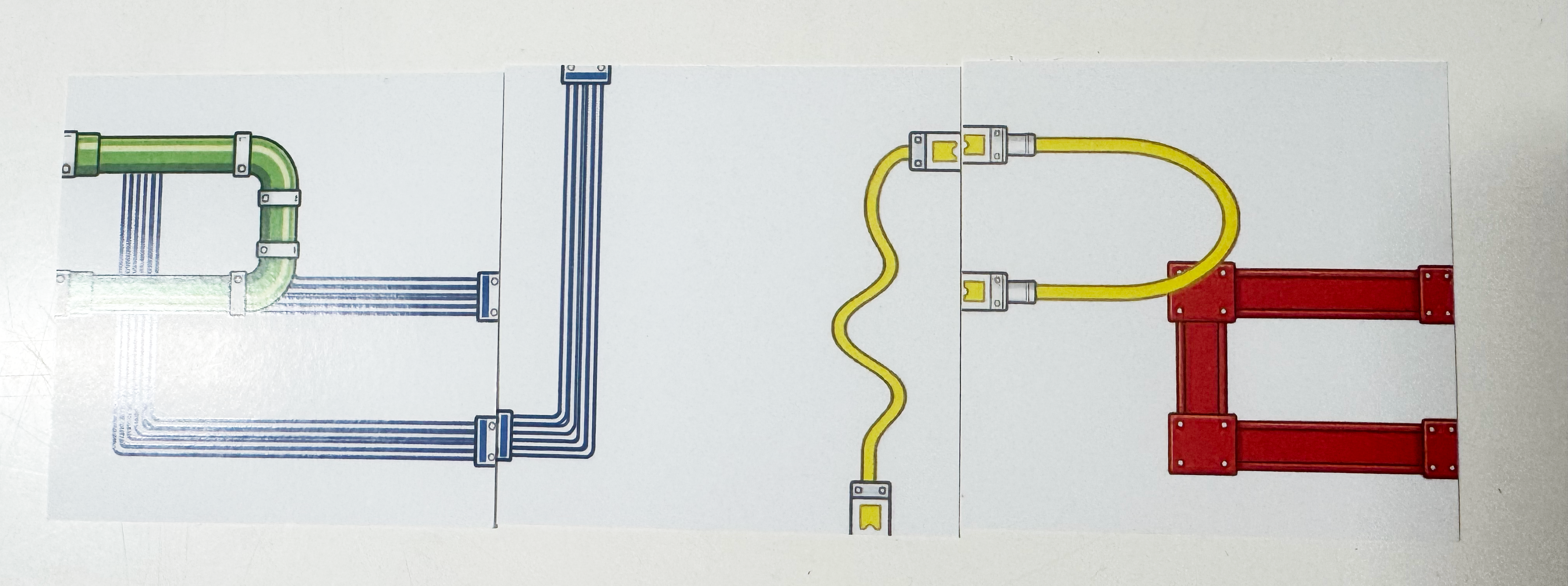Circuit Sibz tiles showing exact matching ports and aligned pathways.