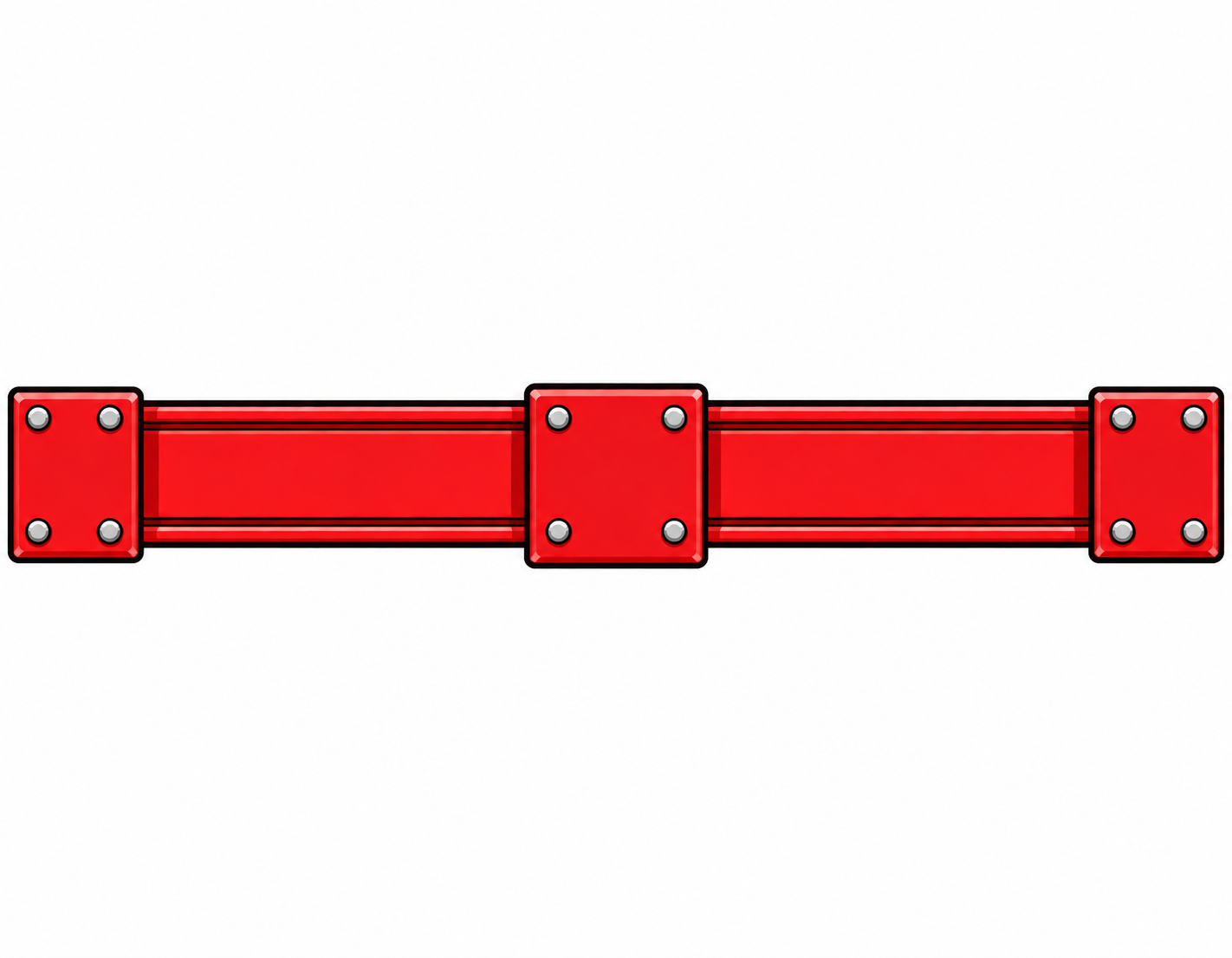 Red Beam Circuit Sibz tile representing force, structure, and strength.